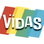 A green background with the word vidas written in white.
