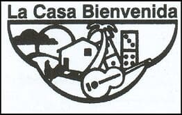 La Casa Bienvenida logo with images.