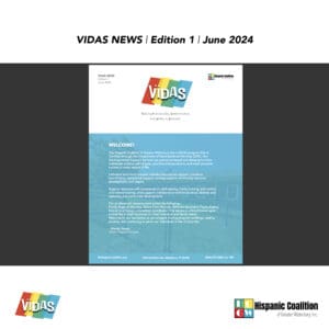 A picture of the cover page of vidas news.